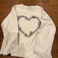 ZARA ハート刺繍 長袖カットソー 9-10歳