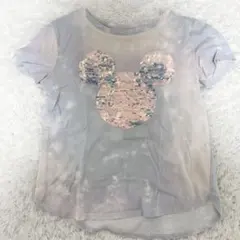 【GAP・petit main】スパンコール120cm Tシャツ2枚セット