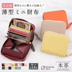 バイカラー レザー カードケース