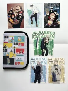 呪術廻戦 マルチ収納ポーチ エンディング Anime Japan ポストカード