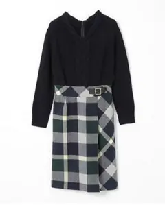 クレストブリッジ ニットドッキングワンピース 38