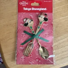 東京ディズニーランド 2019年クリスマス カトラリーセット ミッキー・ミニー