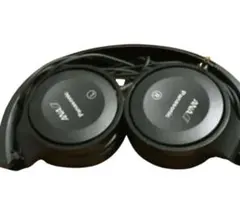 Panasonic製のANAオーバーイヤーヘッドホン、ブラックの有線モデル。