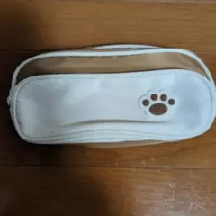 肉球デザインのナイロン製筆箱