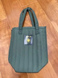 《未使用》PECK 保冷バッグ　保冷ミニトート　ナイロン カーキ 高島屋
