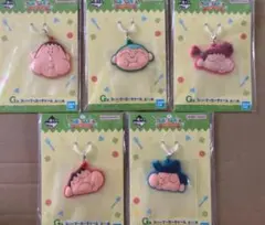 クレヨンしんちゃん G賞 ラバーマーカーチャーム 5種セット 一番くじ