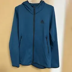 adidas フード付きジャケット 青　メンズM