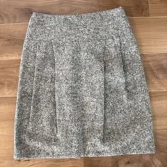 美品BRUNELLO CUCINELLI アルパカ混タイトスカート グレー系のサムネイル