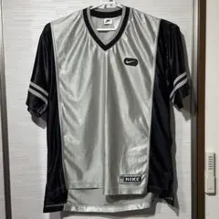 90s USA製 NIKE ゲームシャツ ボーダー 白黒 - メルカリ