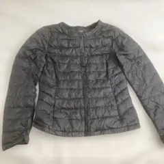 ユニクロ ウルトラライト ダウンジャケット M ブラック スナップボタン　J5