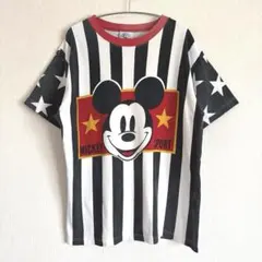 ディズニー 総柄半袖Tシャツ 90sビンテージ フリーサイズ 着用感大きめ 