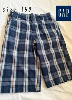 Gap kids✱︎サイズ150 ・ハーフパンツ・チェック・ネイビー系