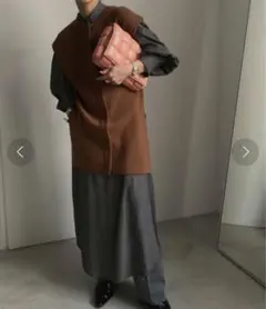 【値下げ】AMERI MANYWA VESTLAYEREDSHIRTDRESS
