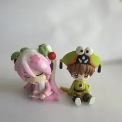 初音ミク けろけろけろっぴ ミニフィギュア 2体セット