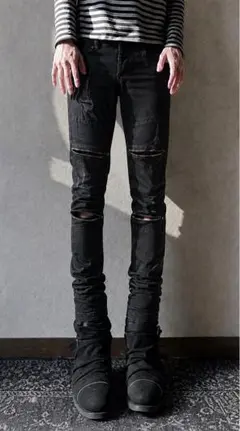 00s archive damage jeans FUGA - メルカリ