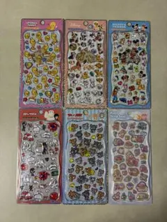 プチドロップステッカー　プチドロップシール　ディズニー　6種　正規品