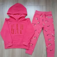 【GAP】 トレーナー・パンツセット ピンク110cm