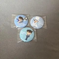 名探偵コナン ゆるパレット 缶バッジ 江戸川コナン 工藤新一 怪盗キッド