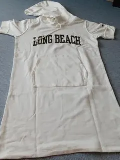 LONG BEACH フード付きワンピース