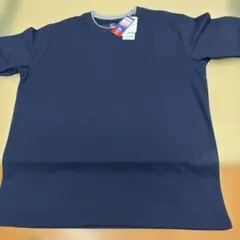 しまむら メンズ Tシャツ 3L ネイビー 吸水速乾 消臭