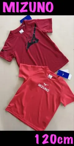 新品タグ付き　120㎝　MIZUNOミズノ　Tシャツ2枚組