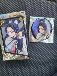 鬼滅の刃 胡蝶しのぶ グリッター缶バッジ