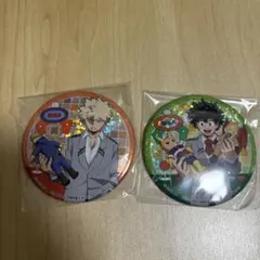 僕のヒーローアカデミア　ヒロアカ　缶バッジ　　ナムコ　ホログラム　爆豪　緑谷