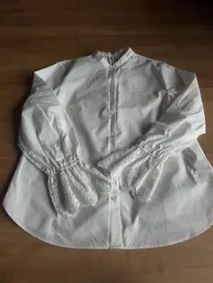 ホワイト 長袖シャツ