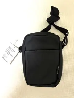 【新品】スタンダードプロダクツ　フェイクレザースマホショルダーバッグ　ブラック