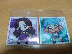アイカツ　シールウエハース2　2枚セット　藤原みやび　堂島ニーナ