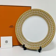 未使用 HERMES エルメス モザイク ヴァンキャトル ゴールド 皿 プレートのサムネイル
