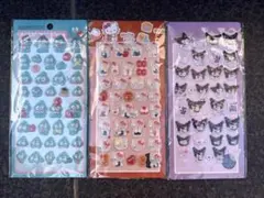 キャラクターシールセット ボンボンドロップ風ぷくぷくシール