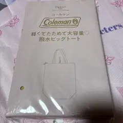 Coleman 撥水トートバッグ ピンク