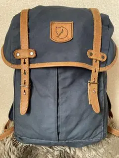 FRED PERRY】 ネイビー キャンバス リュックサック FRED PERRY 