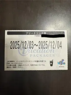Amm.様専用　ディズニー フリードリンク券