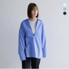 2026年最新】CREDONA カラー：ブルー系 レディース 長袖 シャツ 