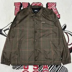 【レア】stussy コーチジャケット ラスタカラー old stussyのサムネイル