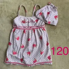 オリーブデオリーブキャップ付き水着 120OLIVEdes OLIVE