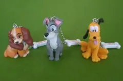 ● ディズニーキャラクターDOGスイングマスコット3点