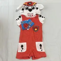新品 パウパトロール マーシャル キッズ パイル コンビネゾン 110