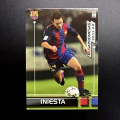 希少サッカーカード イニエスタ バルセロナ PANINI sports