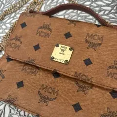 MCM ヴィセトス ショルダーバッグ チェーン - メルカリ