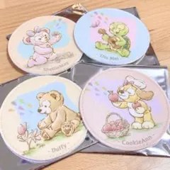 ダッフィー&フレンズ　スーベニア　コースター　4枚セット　まとめ売り