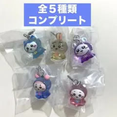 匿名配送 ちいかわ めじるしアクセサリー3 ガチャ 全5種類 コンプリートセット