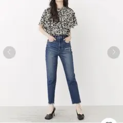 リエンダ rienda ハイウエストデニム　24インチ