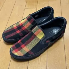 VANS バンズ チェックスリッポン 27.5 v98fln