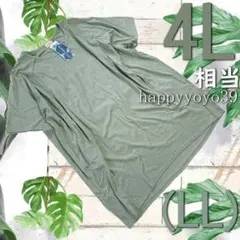 激安 新品 4L相当(LL)セージゆったり 薄手コクーン チュニック大きいサイズのサムネイル