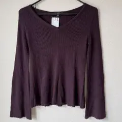 新品未使用　UNIQLO メリノブレンド　ベリスリーブセーター