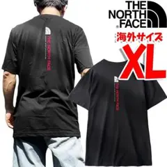 ノースフェイス 半袖Tシャツ メンズ 海外XL 日本 XXL相当 黒赤 Ver