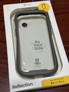 iPhone16e iFace ケース クリア グレー